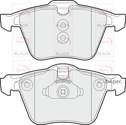 Brake Pad Set, disc brake (PAD1494B)