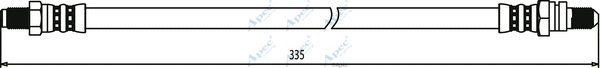Brake Hose (HOS3418)