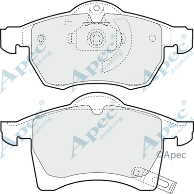 Brake Pad Set, disc brake (PAD1023)