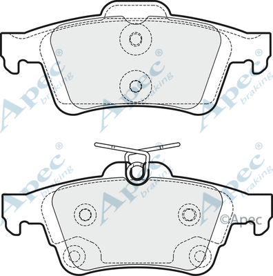 Brake Pad Set, disc brake (PAD1822)