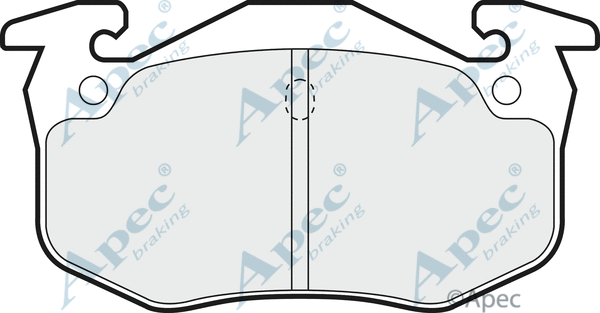 Brake Pad Set, disc brake (PAD1005)