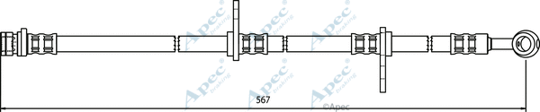 Brake Hose (HOS3319)