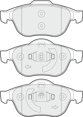 Brake Pad Set, disc brake (PD3262)