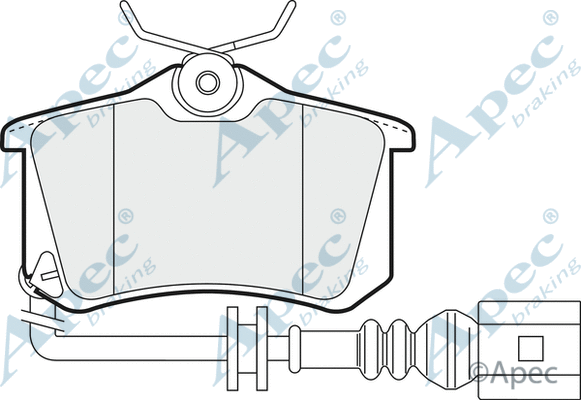 Brake Pad Set, disc brake (PAD1220)