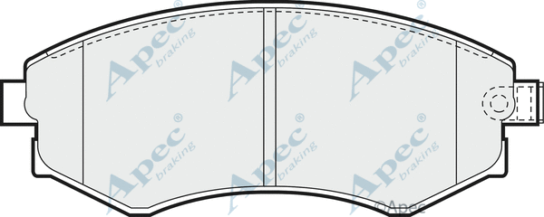 Brake Pad Set, disc brake (PAD719)