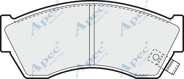 Brake Pad Set, disc brake (PAD662)