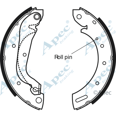 Brake Shoe Set (SHU581)