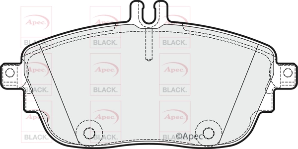 Brake Pad Set, disc brake (PAD1881B)