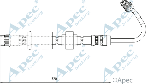 Brake Hose (HOS4120)