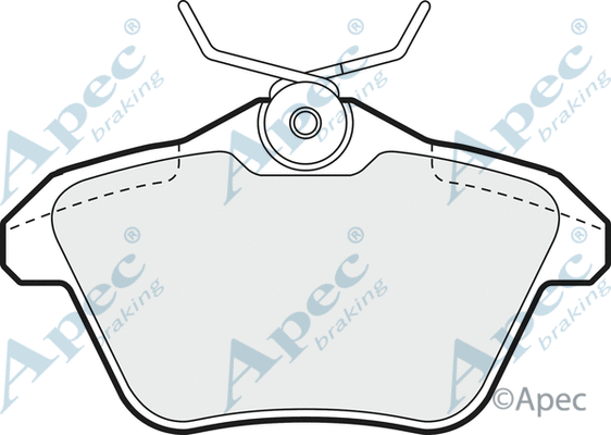 Brake Pad Set, disc brake (PAD943)