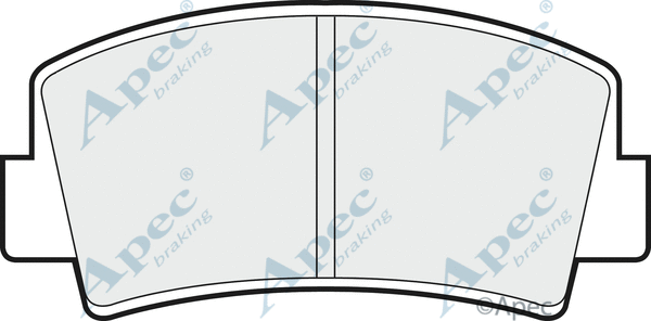 Brake Pad Set, disc brake (PAD155)