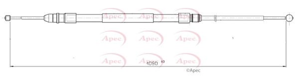 Cable Pull, parking brake (CAB1811)