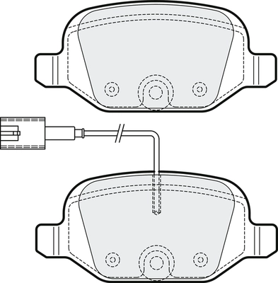 Brake Pad Set, disc brake (PD3278)