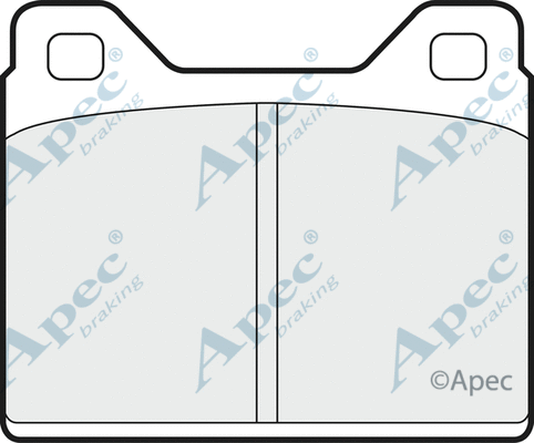 Brake Pad Set, disc brake (PAD268)