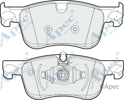 Brake Pad Set, disc brake (PAD2003)