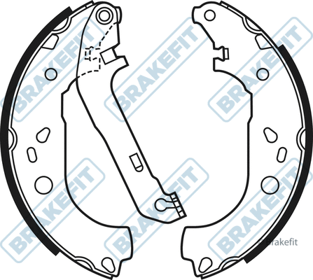 Brake Shoe Set (BSH1044)