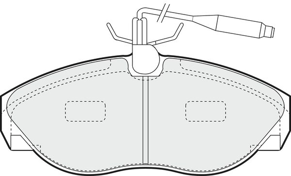Brake Pad Set, disc brake (PD3477)