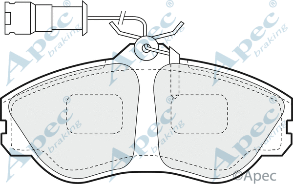 Brake Pad Set, disc brake (PAD575)