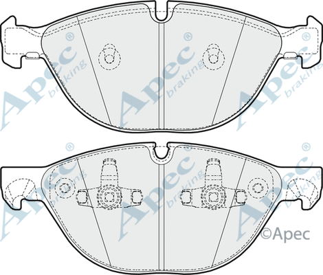 Brake Pad Set, disc brake (PAD1615)