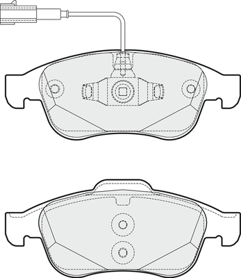 Brake Pad Set, disc brake (PD3651)