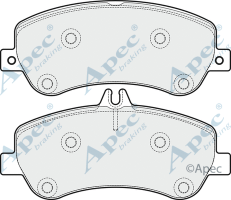 Brake Pad Set, disc brake (PAD1711)