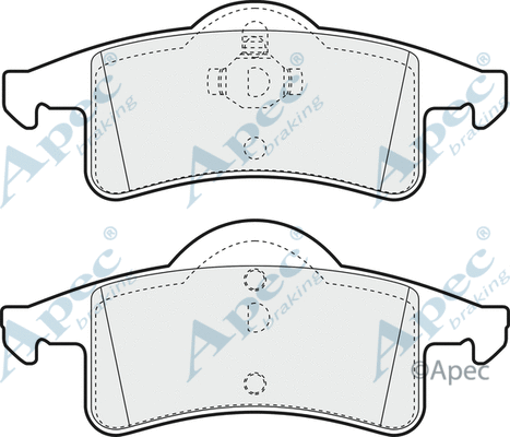 Brake Pad Set, disc brake (PAD1154)