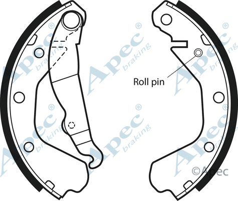 Brake Shoe Set (SHU358)