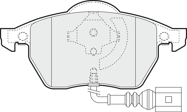 Brake Pad Set, disc brake (PD3017)