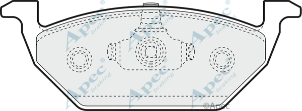 Brake Pad Set, disc brake (PAD1062)