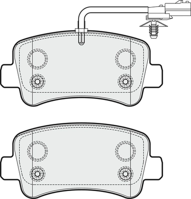 Brake Pad Set, disc brake (PD3271)