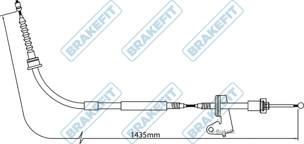 Cable Pull, parking brake (BBC3296)