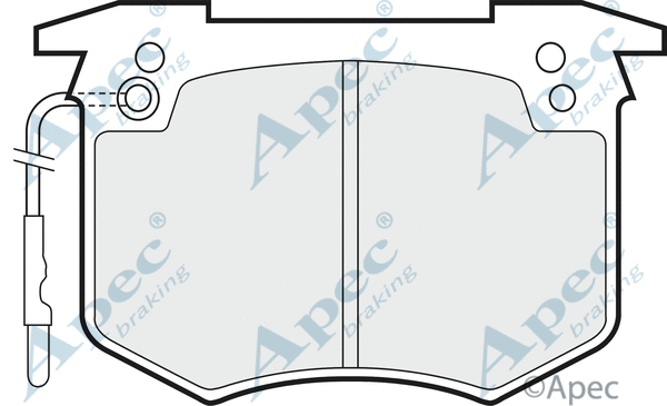 Brake Pad Set, disc brake (PAD324)