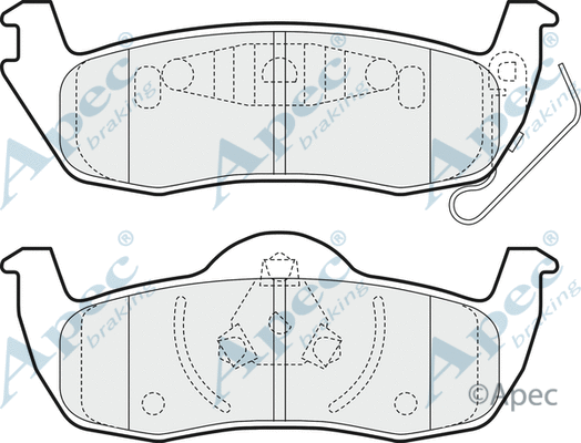 Brake Pad Set, disc brake (PAD1472)