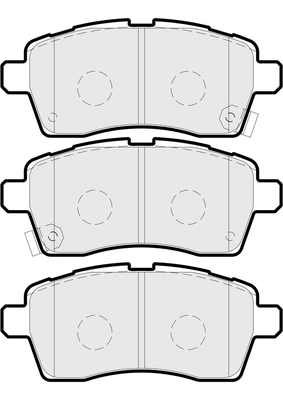 Brake Pad Set, disc brake (PD3929)