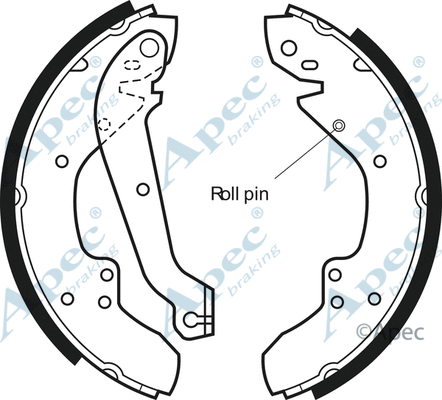 Brake Shoe Set (SHU312)