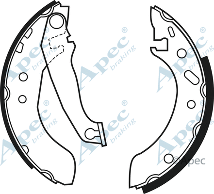 Brake Shoe Set (SHU535)