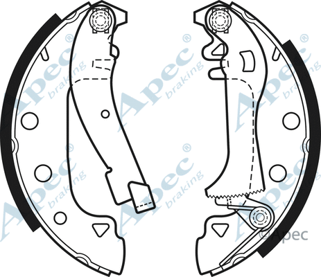 Brake Shoe Set (SHU339)