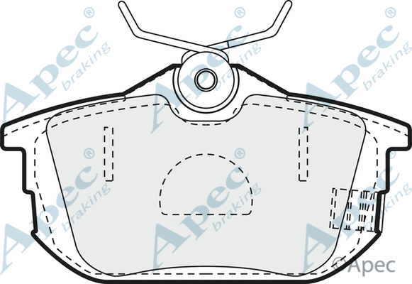 Brake Pad Set, disc brake (PAD934)