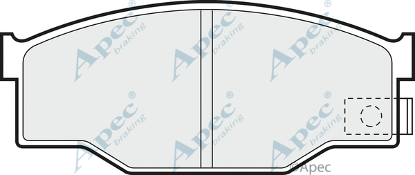 Brake Pad Set, disc brake (PAD574)