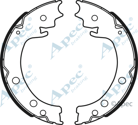 Brake Shoe Set, parking brake (SHU791)