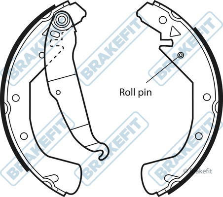 Brake Shoe Set (BSH1010)