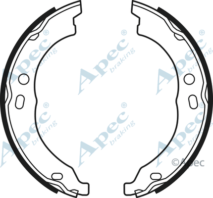Brake Shoe Set, parking brake (SHU721)