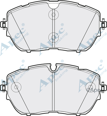 Brake Pad Set, disc brake (PAD2083)