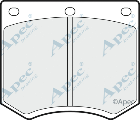 Brake Pad Set, disc brake (PAD626)