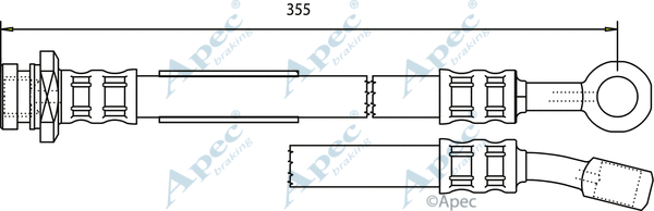 Brake Hose (HOS3206)