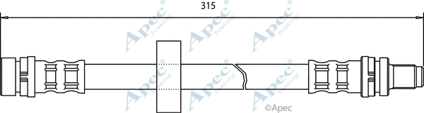 Brake Hose (HOS3428)