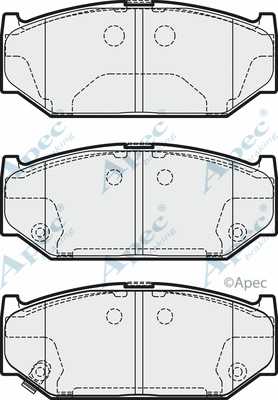 Brake Pad Set, disc brake (PAD1823)
