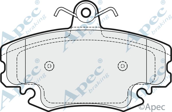 Brake Pad Set, disc brake (PAD1658)