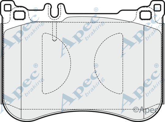 Brake Pad Set, disc brake (PAD1927B)