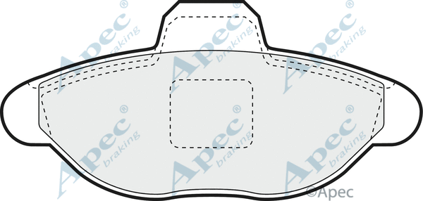 Brake Pad Set, disc brake (PAD1035)